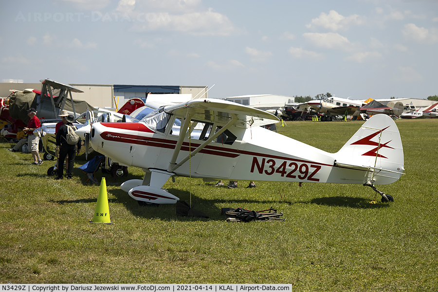 N3429Z, 1960 Piper PA-22-150 C/N 22-7343, Piper PA-22-150 Tri-Pacer  C/N 22-7343, N3429Z