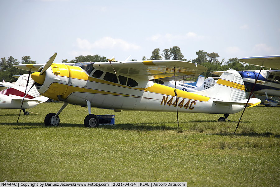 N4444C, 1953 Cessna 190 C/N 16029, Cessna 190  C/N 16029, N4444C