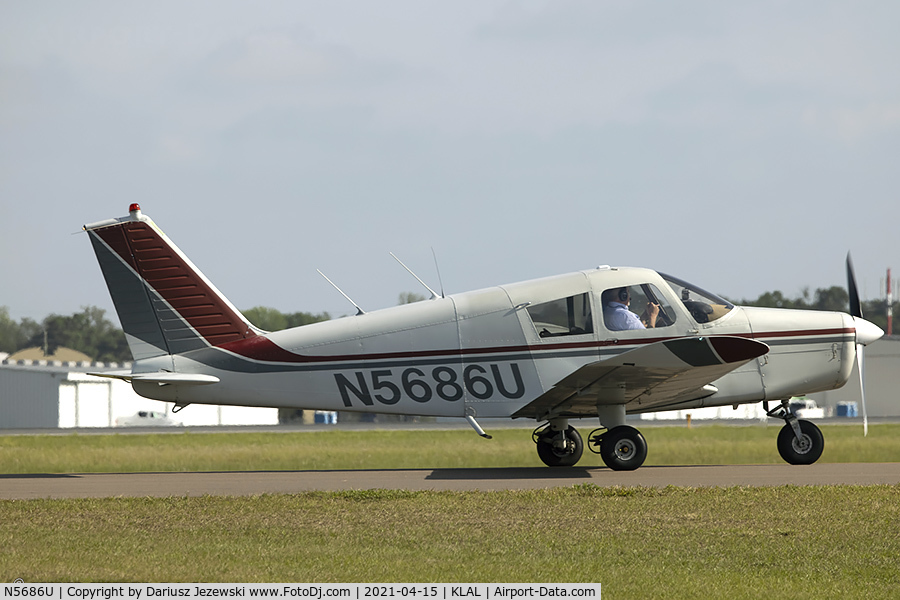 N5686U, 1969 Piper PA-28-140 C/N 28-26483, Piper PA-28-140 Cherokee Cruiser  C/N 28-26483, N5686U