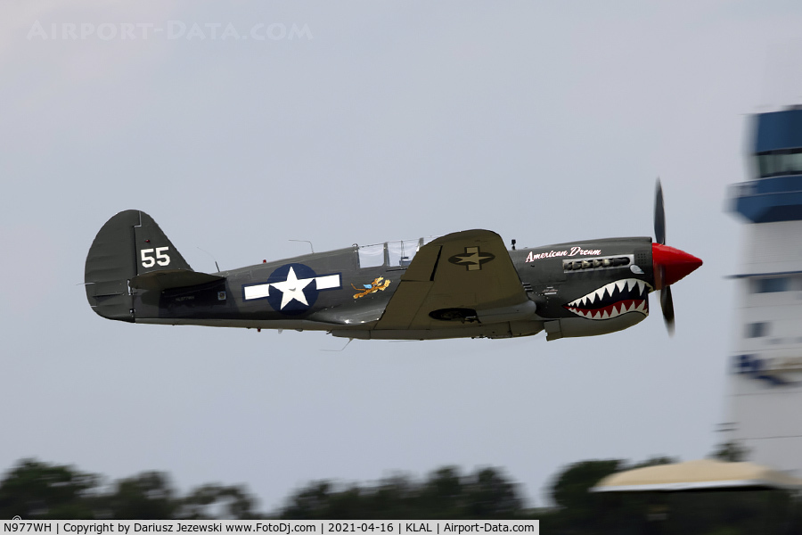 N977WH, 1942 Curtiss P-40N C/N 42-10497, Curtiss P-40N Warhawk  C/N 42-10497, NL977WH
