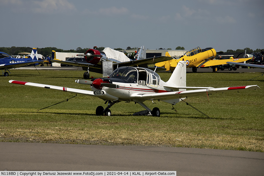 N118BD, 1971 Scottish Aviation Sk.61D Bulldog C/N BH100/118, Scottish Aviation Bulldog MDL 101  C/N 118, N118BD