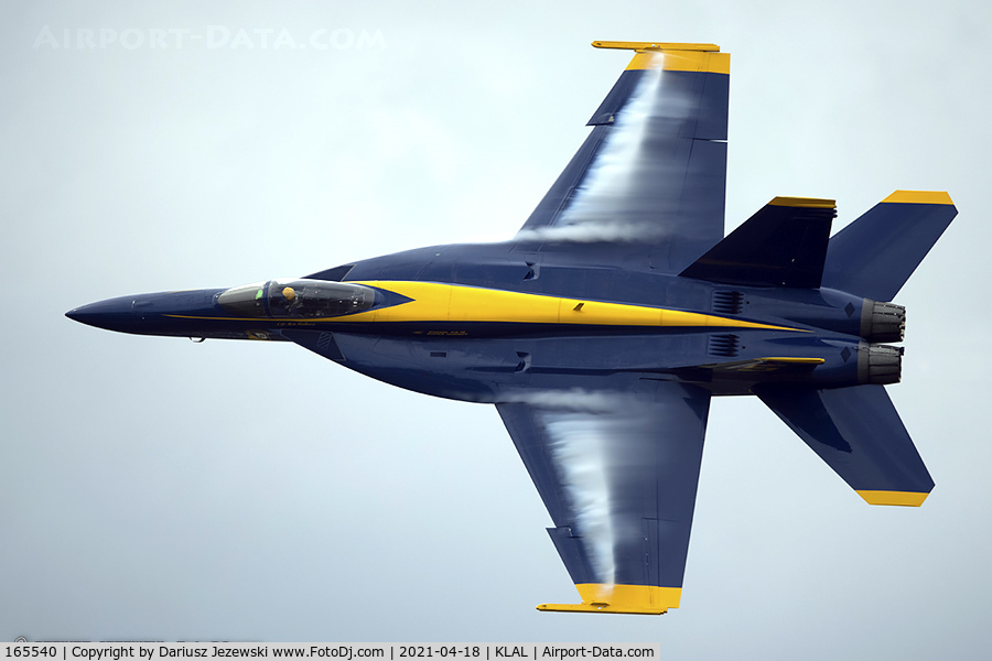 165540, Boeing F/A-18E Super Hornet C/N 1488/E013, F/A-18E Super Hornet 165540 C/N 1488 from Blue Angels Demo Team  NAS Pensacola, FL