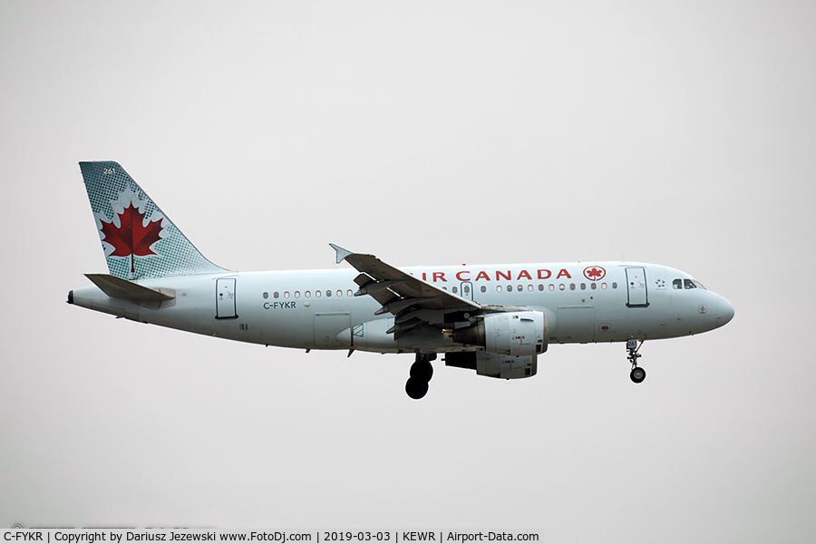 C-FYKR, 1997 Airbus A319-114 C/N 693, Airbus A319-114 - Air Canada  C/N 693, C-FYKR
