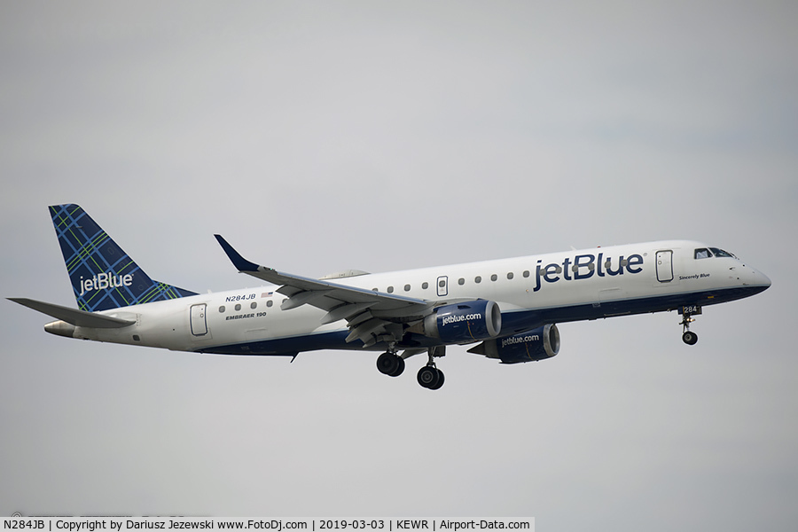 N284JB, 2008 Embraer 190AR (ERJ-190-100IGW) C/N 19000144, Embraer 190AR (ERJ-190-100IGW) 