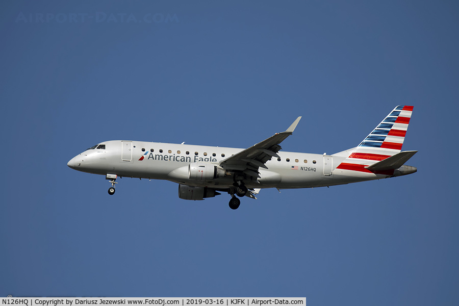 N126HQ, 2008 Embraer 175LR (ERJ-170-200LR) C/N 17000204, Embraer 175LR (ERJ-170-200LR) - American Eagle (Republic Airlines)   C/N 17000204, N126HQ
