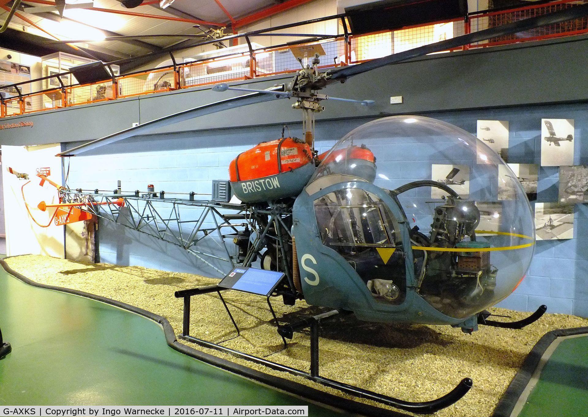 G-AXKS, 1969 Westland AB-47G-4A C/N WA723, Bell (Westland) AB-47G-4A Sioux at the Museum of Army Flying, Middle Wallop