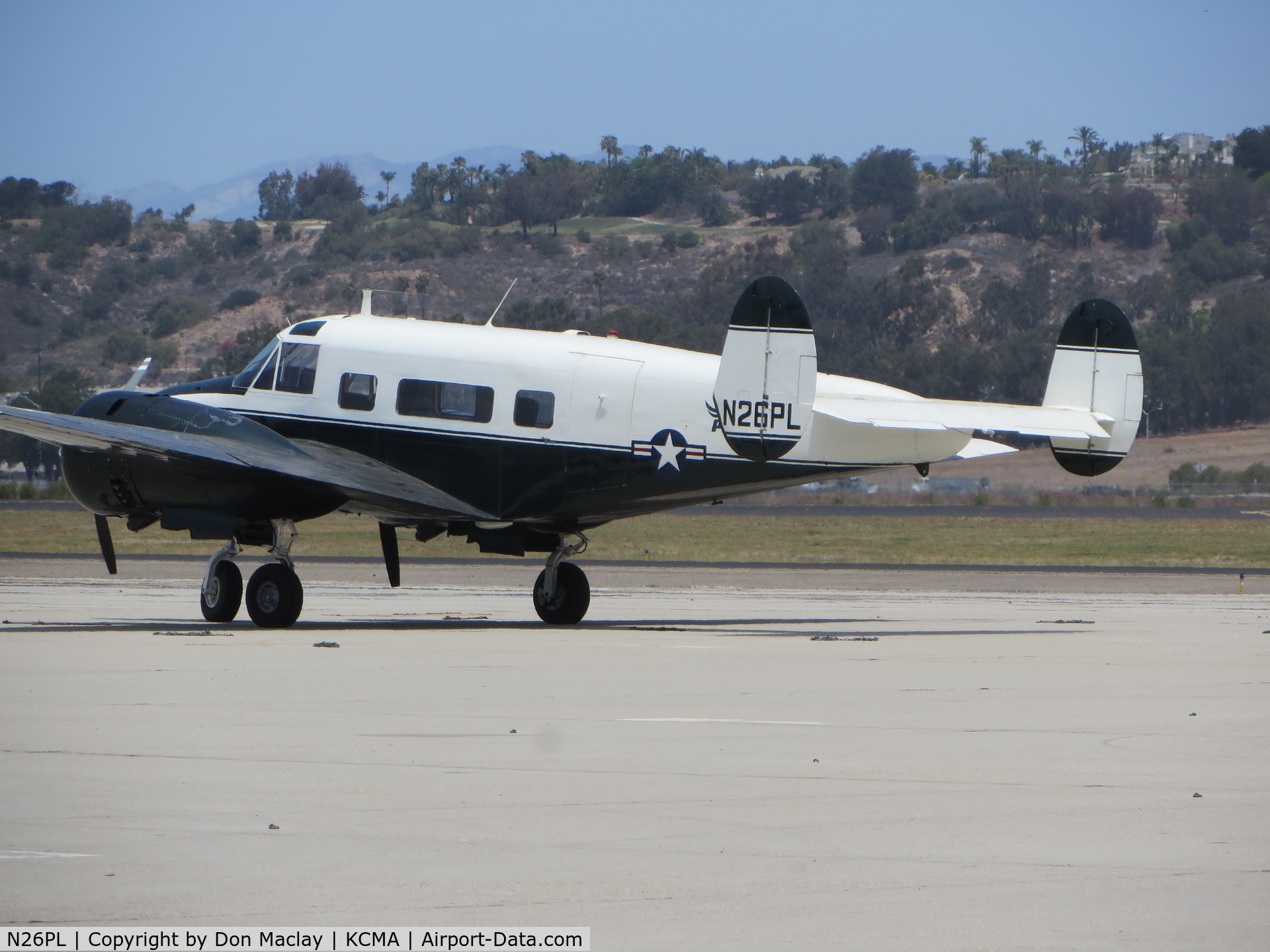 N26PL, 1964 Beech H-18 Tri-Gear C/N BA-679, Camarillo CA 6/15/2021