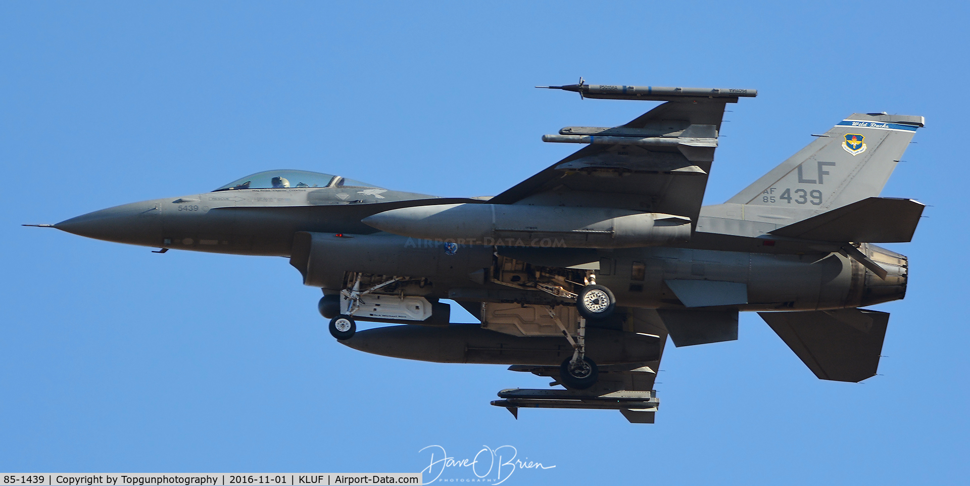85-1439, 1986 General Dynamics F-16C Fighting Falcon C/N 5C-219, TETON91 returns for RW3L