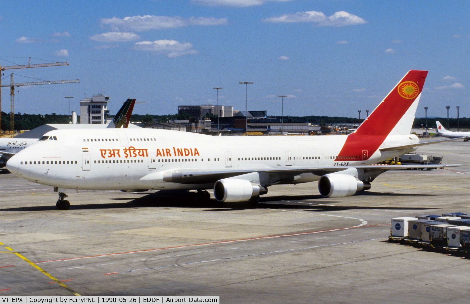 VT-EPX, 1988 Boeing 747-337 C/N 24160, Air India in short lived livery