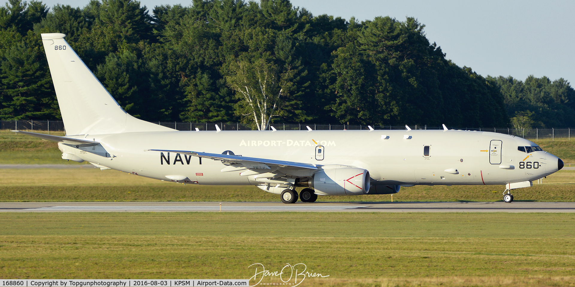 168860, 2015 Boeing P-8A Poseidon C/N 44152, MADFOX31 departing RW16