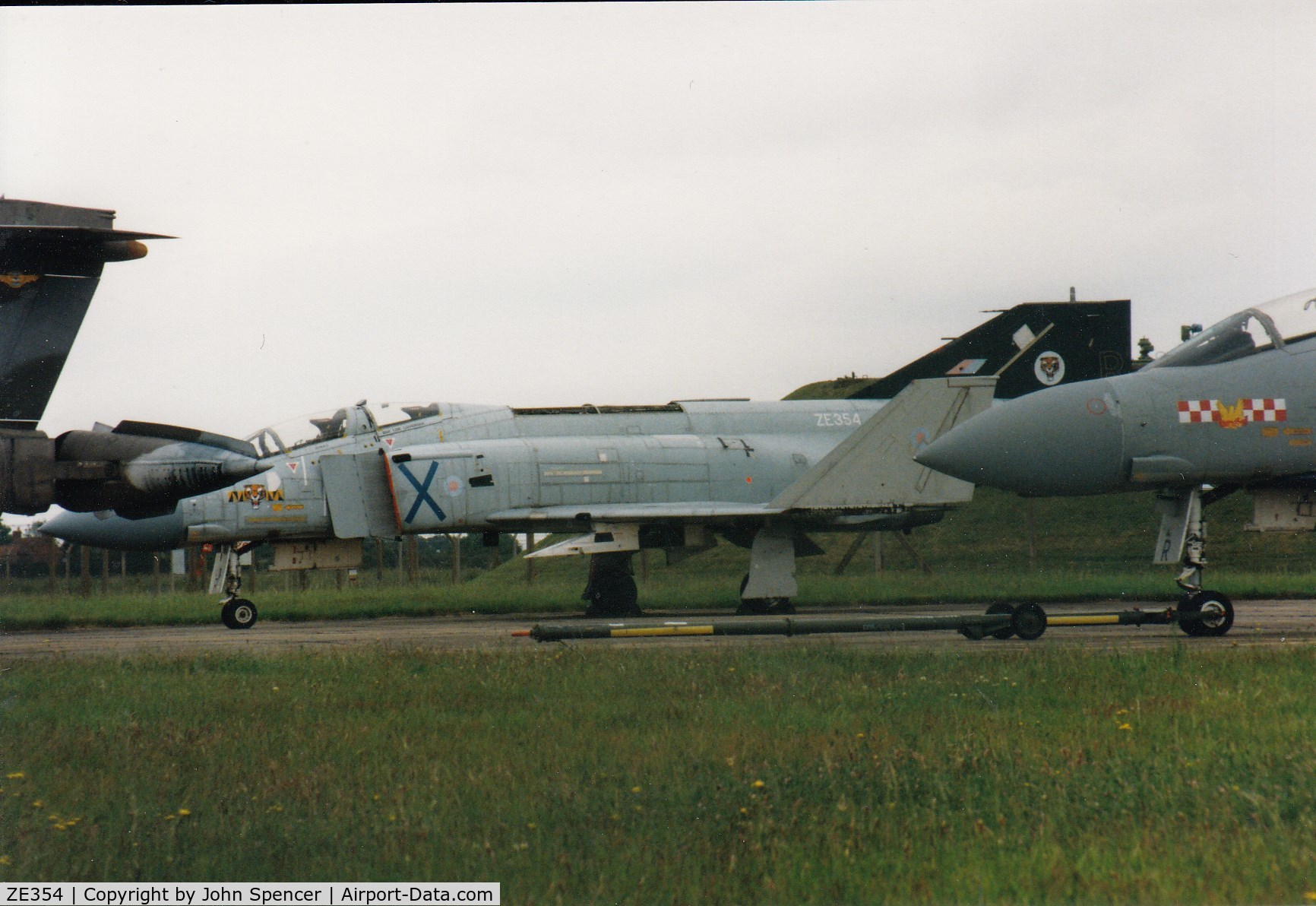 ZE354, McDonnell Douglas F-4J(UK) Phantom II C/N 1978/0046, Waiting for the axeman :-(