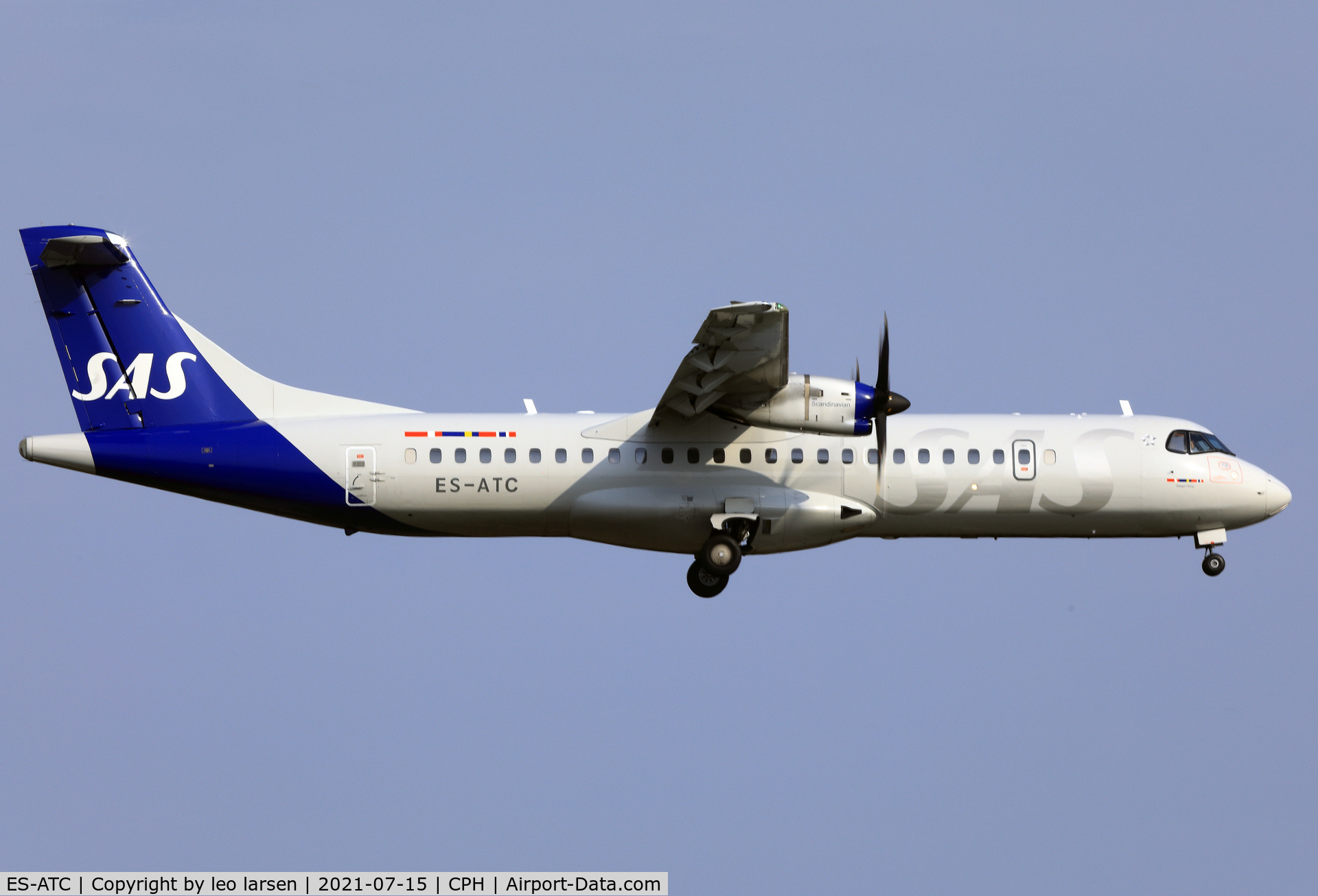 ES-ATC, 2014 ATR 72-212A C/N 1164, Copenhagen 15.7.2021