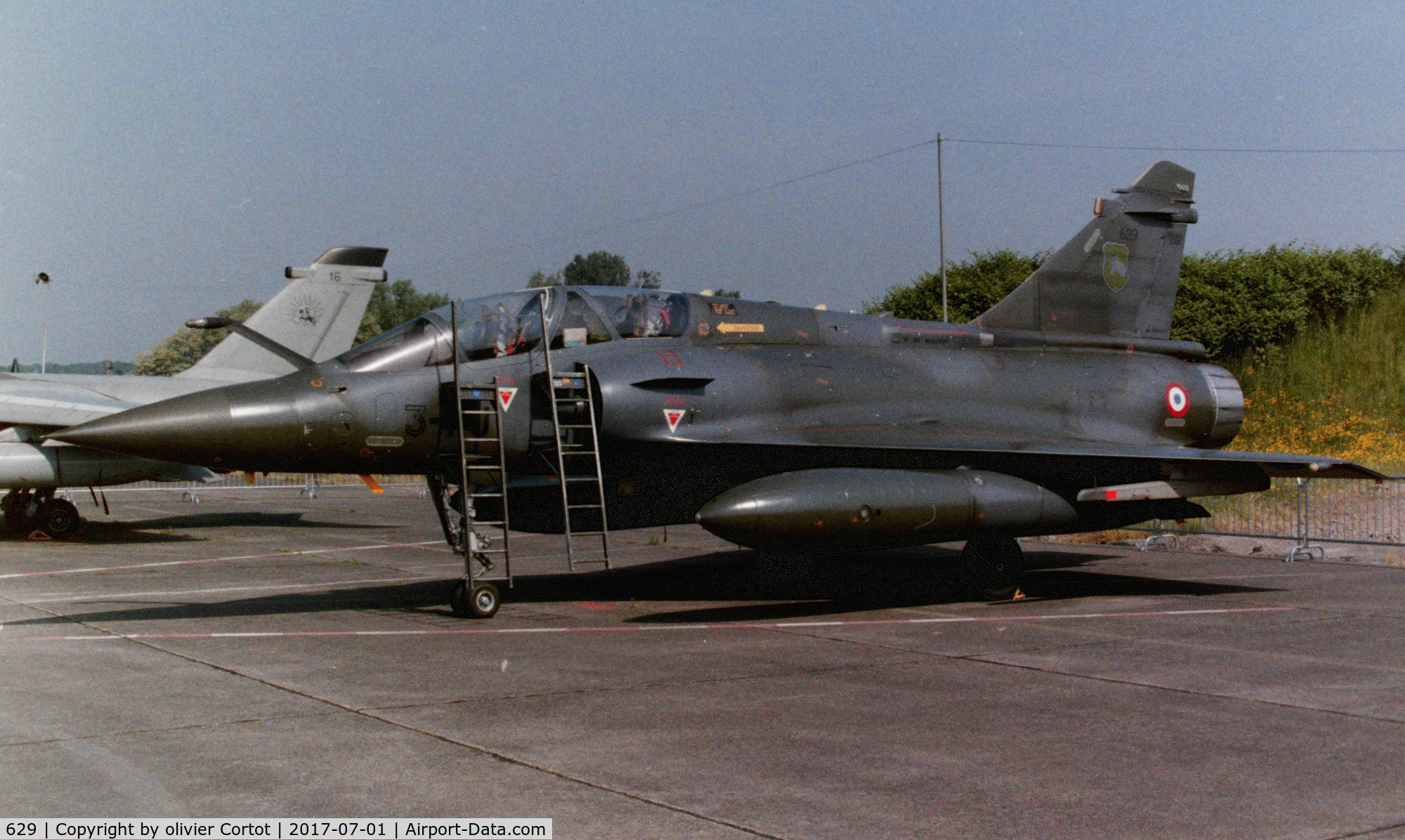 629, Dassault Mirage 2000D C/N 431, with the 3rd wing, Luxeuil airshow 1998