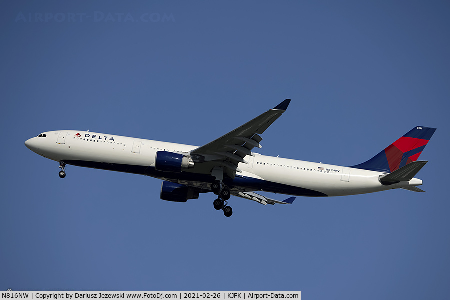 N816NW, 2007 Airbus A330-323X C/N 0827, Airbus A330-323 - Delta Air Lines  C/N 827, N816NW