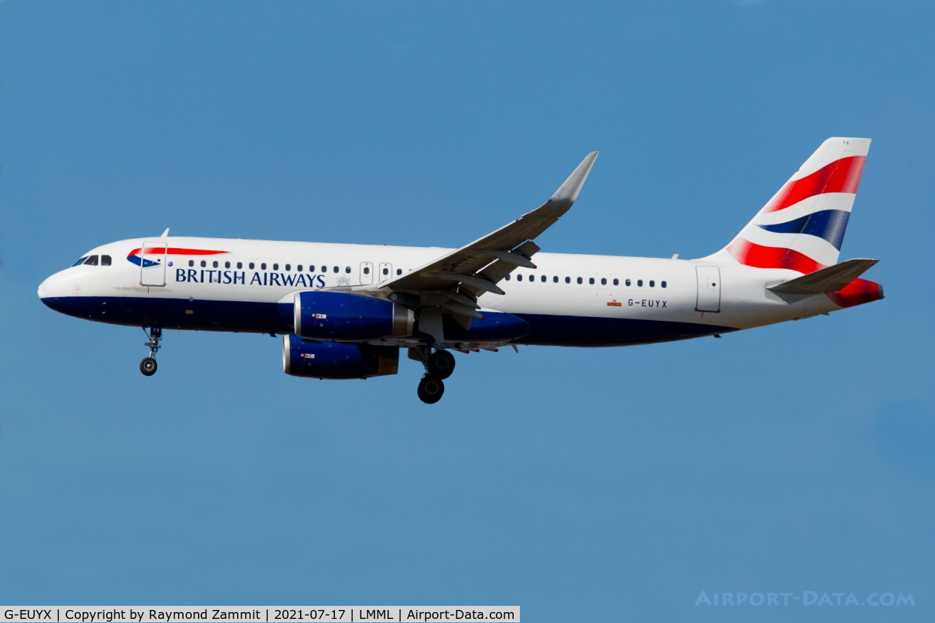 G-EUYX, 2014 Airbus A320-232 C/N 6155, A320 G-EUYX British Airways