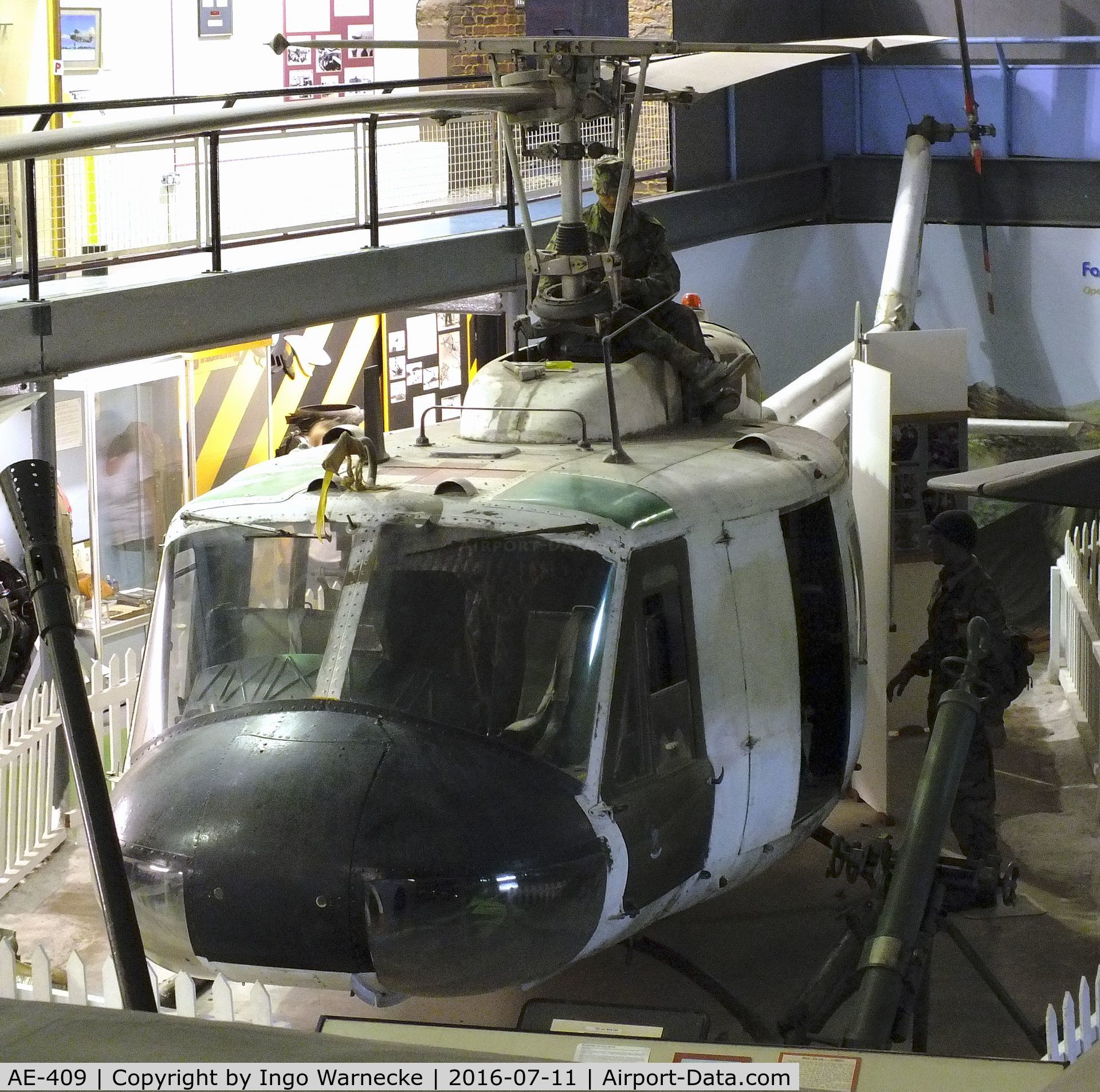 AE-409, 1972 Bell UH-1H Iroquois C/N 13205, Bell UH-1H Iroquois at the Museum of Army Flying, Middle Wallop