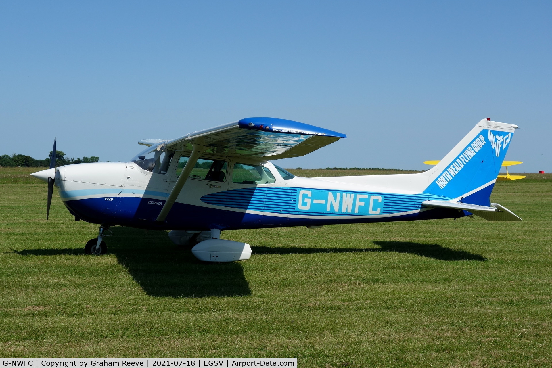 G-NWFC, 1985 Cessna 172P C/N 172-76305, Parked at Old Buckenham.