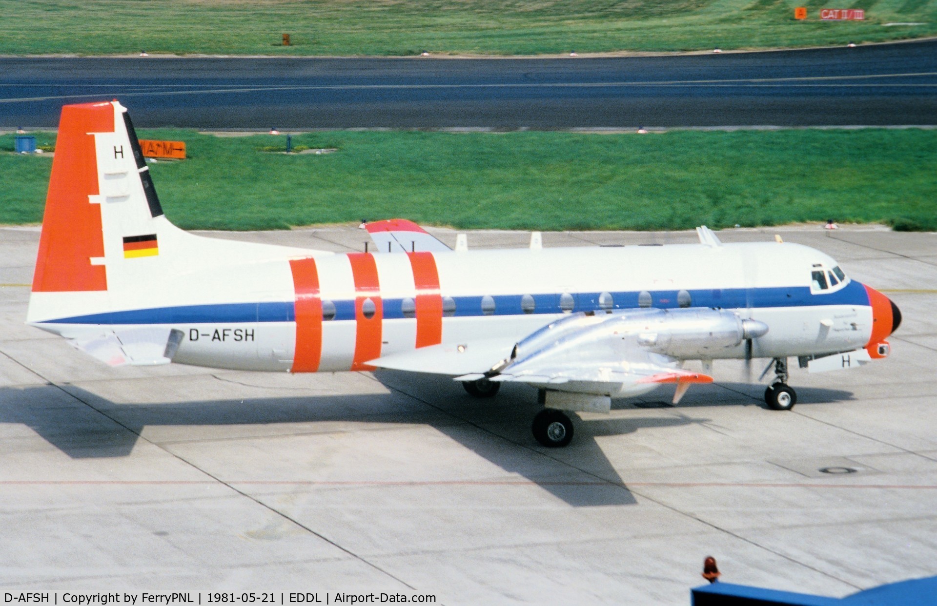 D-AFSH, 1975 Hawker Siddeley HS 748 Series 2A C/N 1725, BFS HS748