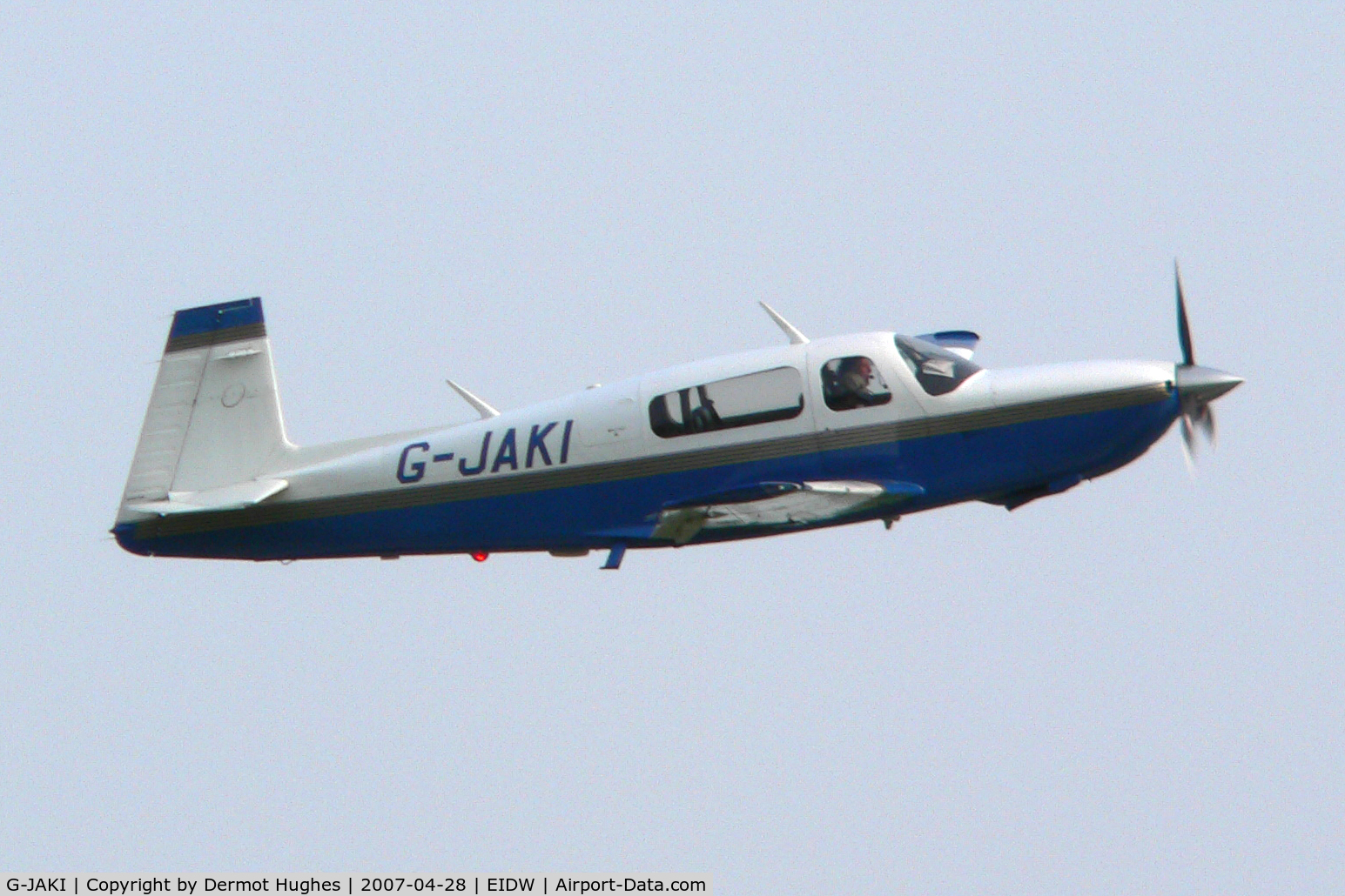 G-JAKI, 1994 Mooney M20R Ovation C/N 29-0030, Unusual visitor.
