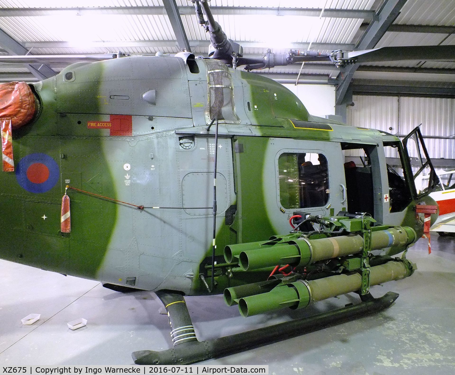 XZ675, 1981 Westland Lynx AH.7 C/N 240, Westland Lynx AH7 at the Museum of Army Flying, Middle Wallop