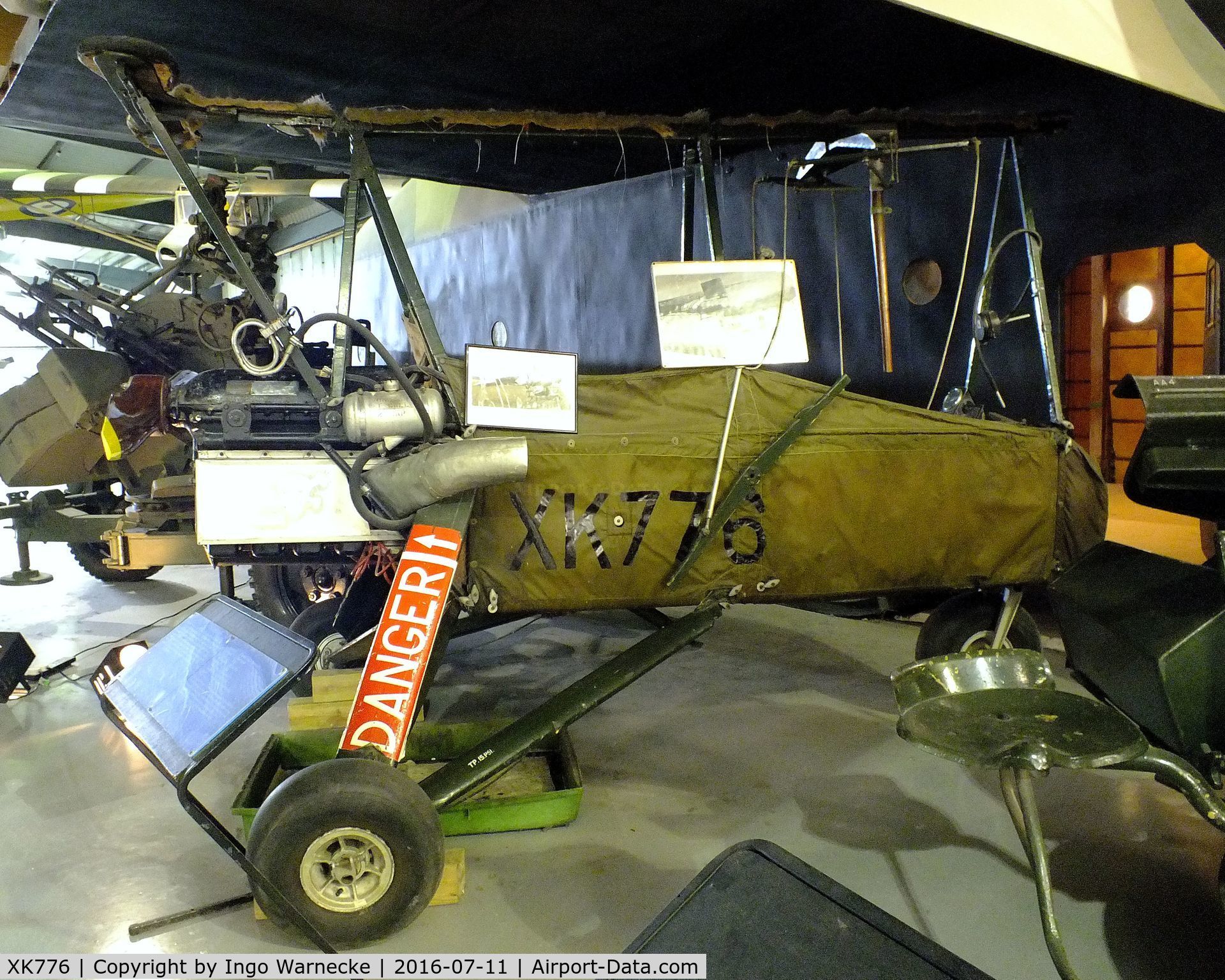 XK776, ML Utility Mk1 C/N N/K, ML Aviation Utility Mk1 at the Museum of Army Flying, Middle Wallop