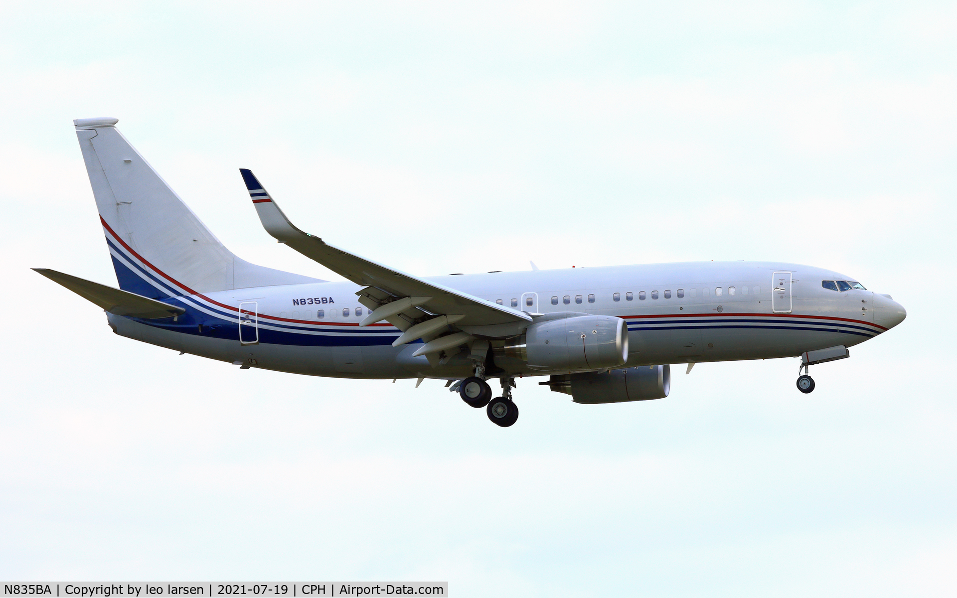 N835BA, 2001 Boeing 737-7BC C/N 30572, Copenhagen 19.7.2021