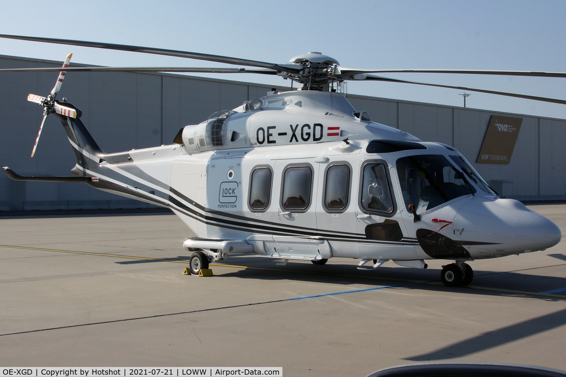 OE-XGD, 2017 Leonardo AW139 C/N 31755, Visit to Vienna