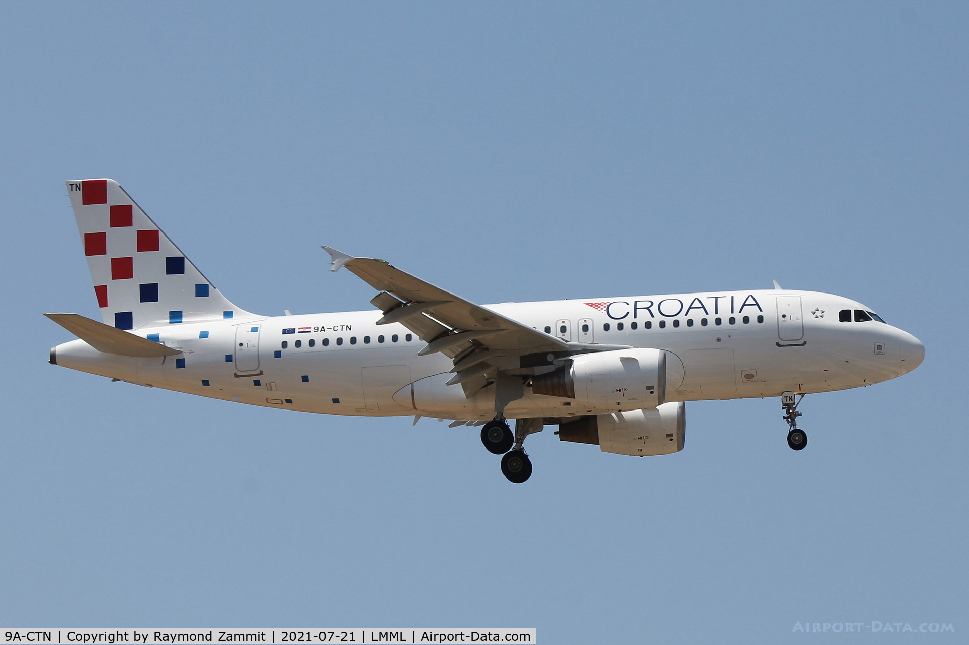 9A-CTN, 2012 Airbus A319-112 C/N 5085, A319 9A-CTN Croatia Airlines