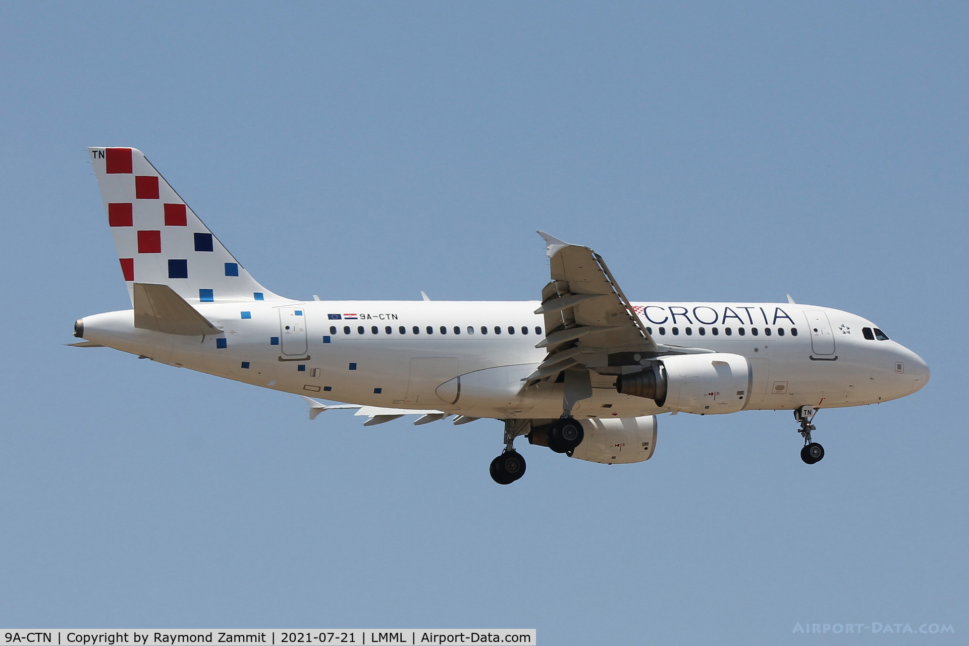 9A-CTN, 2012 Airbus A319-112 C/N 5085, A319 9A-CTN Croatia Airlines