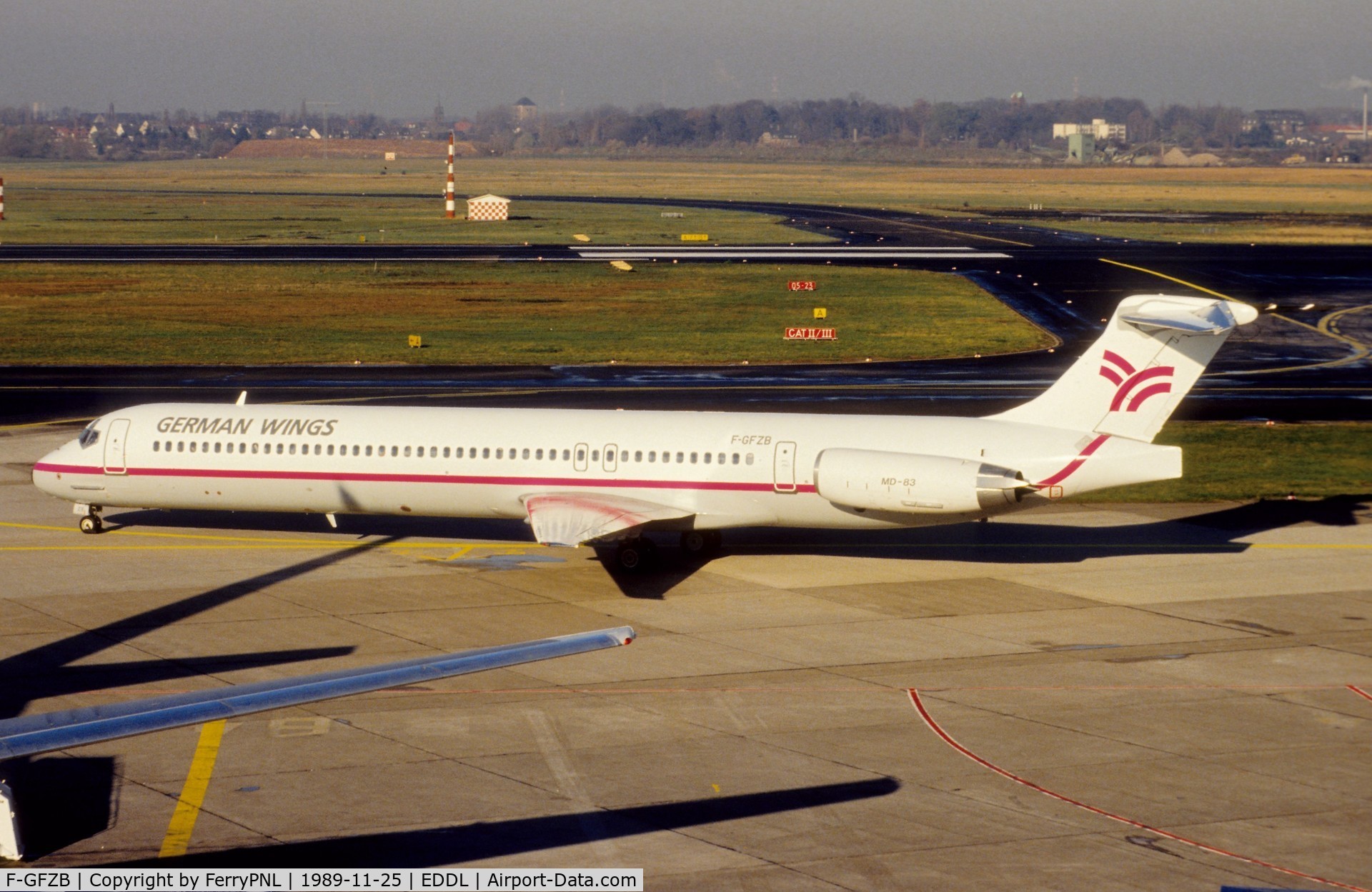 F-GFZB, 1988 McDonnell Douglas MD-83 (DC-9-83) C/N 49707, German Wings MD83 on short time lease from Air Liberte