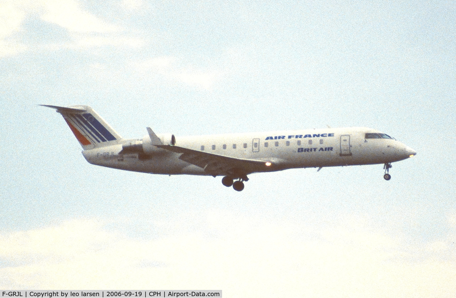 F-GRJL, 1998 Canadair CRJ-100ER (CL-600-2B19) C/N 7221, Copenhagen 19.9.2006