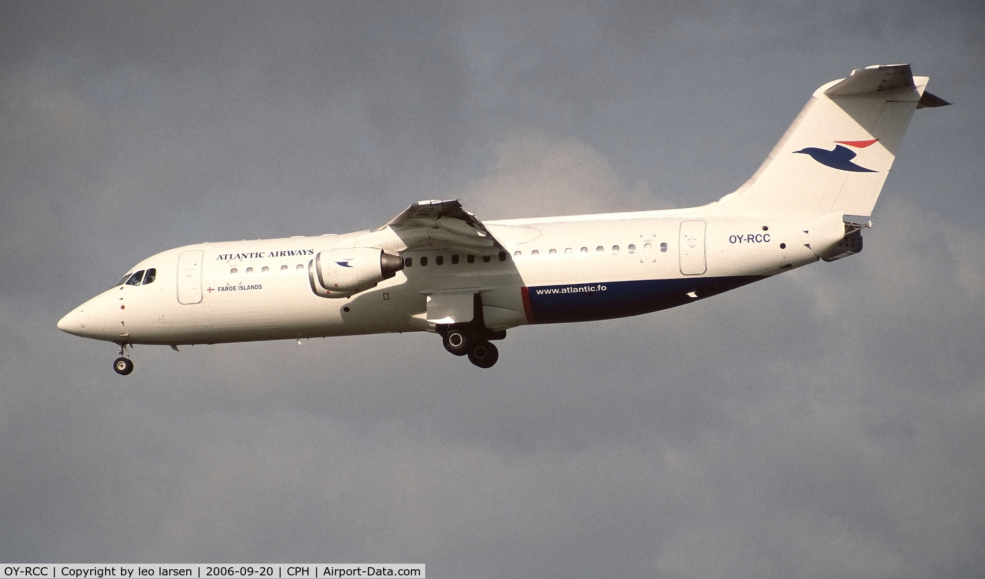 OY-RCC, 1999 British Aerospace Avro 146-RJ100 C/N E3357, Copenhagen 20.9.2006