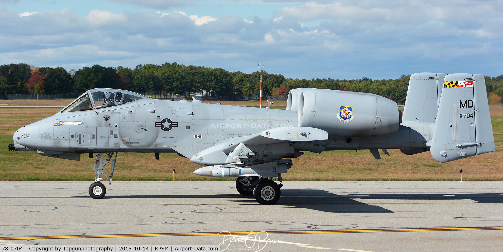 78-0704, 1978 Fairchild Republic A-10C Thunderbolt II C/N A10-0324, RAVEN1 Flight Lead taxing to RW34
104th FS working CAS out of Pease