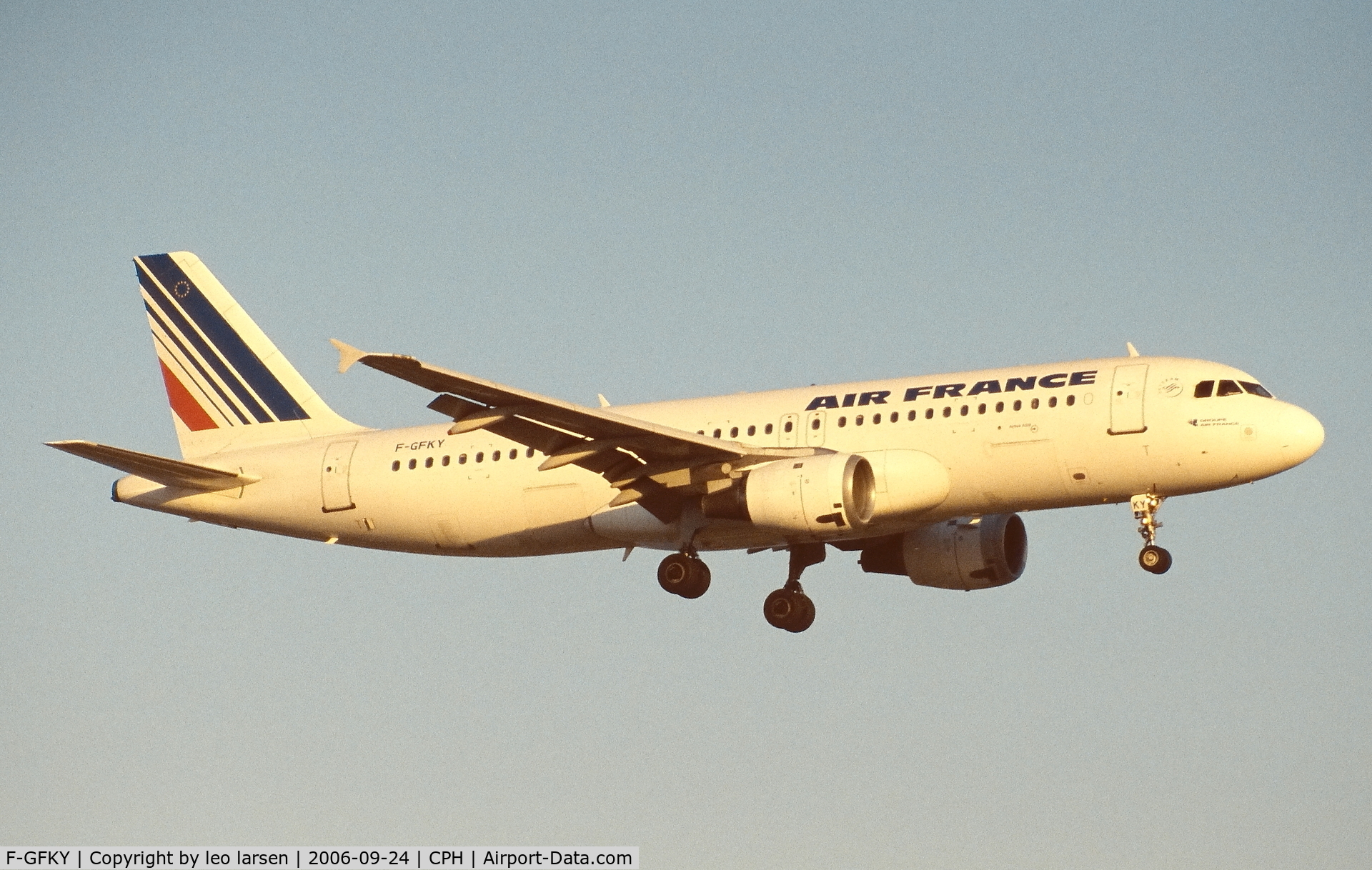 F-GFKY, 1991 Airbus A320-211 C/N 0285, Copenhagen 24.9.2006