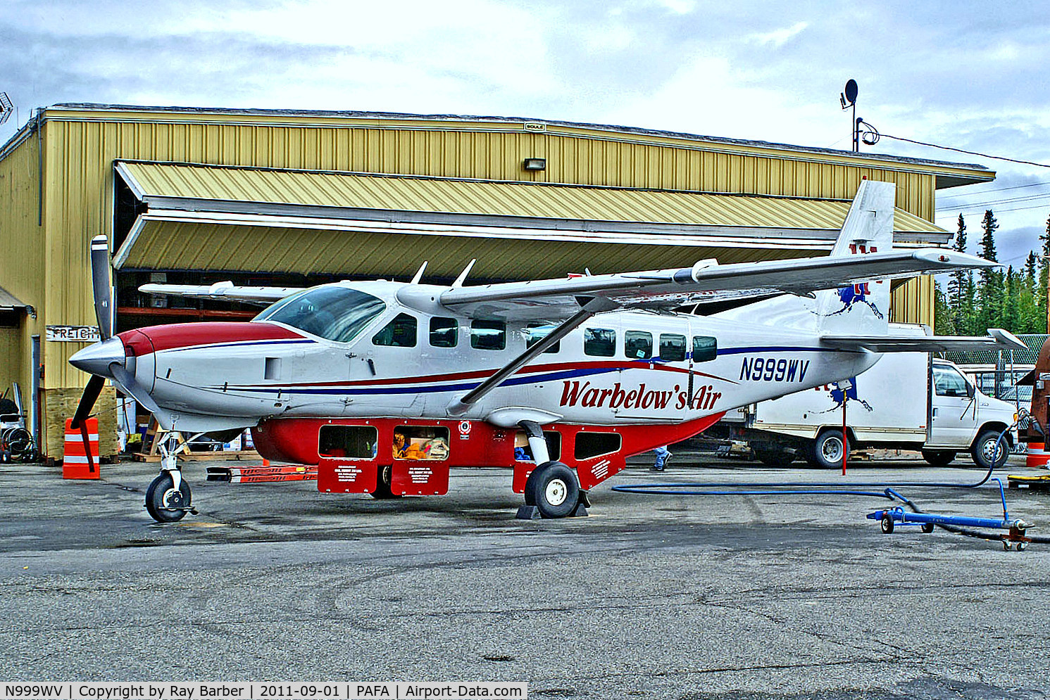 N999WV, Cessna 208B C/N 208B2082, N999WV   Cessna 208B [208B-2082] (Warbelow's Air) Fairbanks Int'l~N 01/09/2011