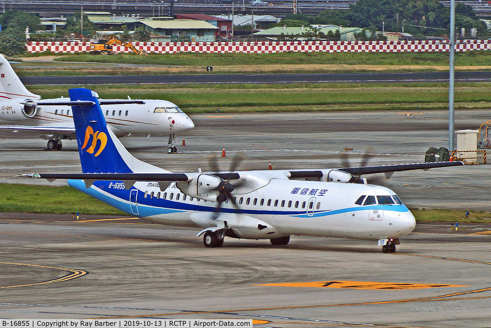 B-16855, 2018 ATR 72-600 C/N 1505, B-16855   Aerospatiale ATR-72-600 [1505] (Mandarin Airlines) Taipei-Taoyuan Int'l~B 13/10/2019