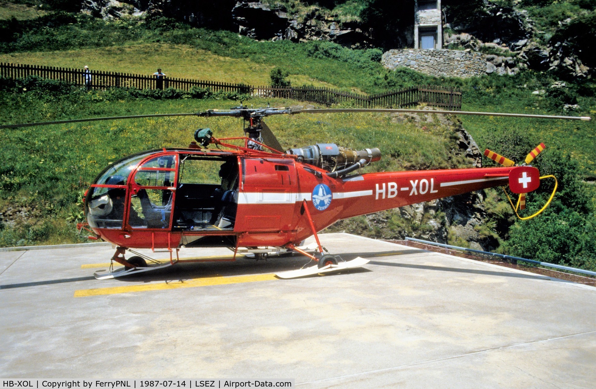 HB-XOL, 1974 Aerospatiale SA.319B Alouette 3 C/N 2211, Ai Zermatt SA319