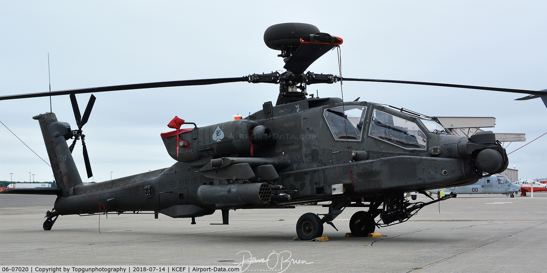 06-07020, 2007 Boeing AH-64D Longbow Apache C/N DUS020, Westover Air Show static 2018