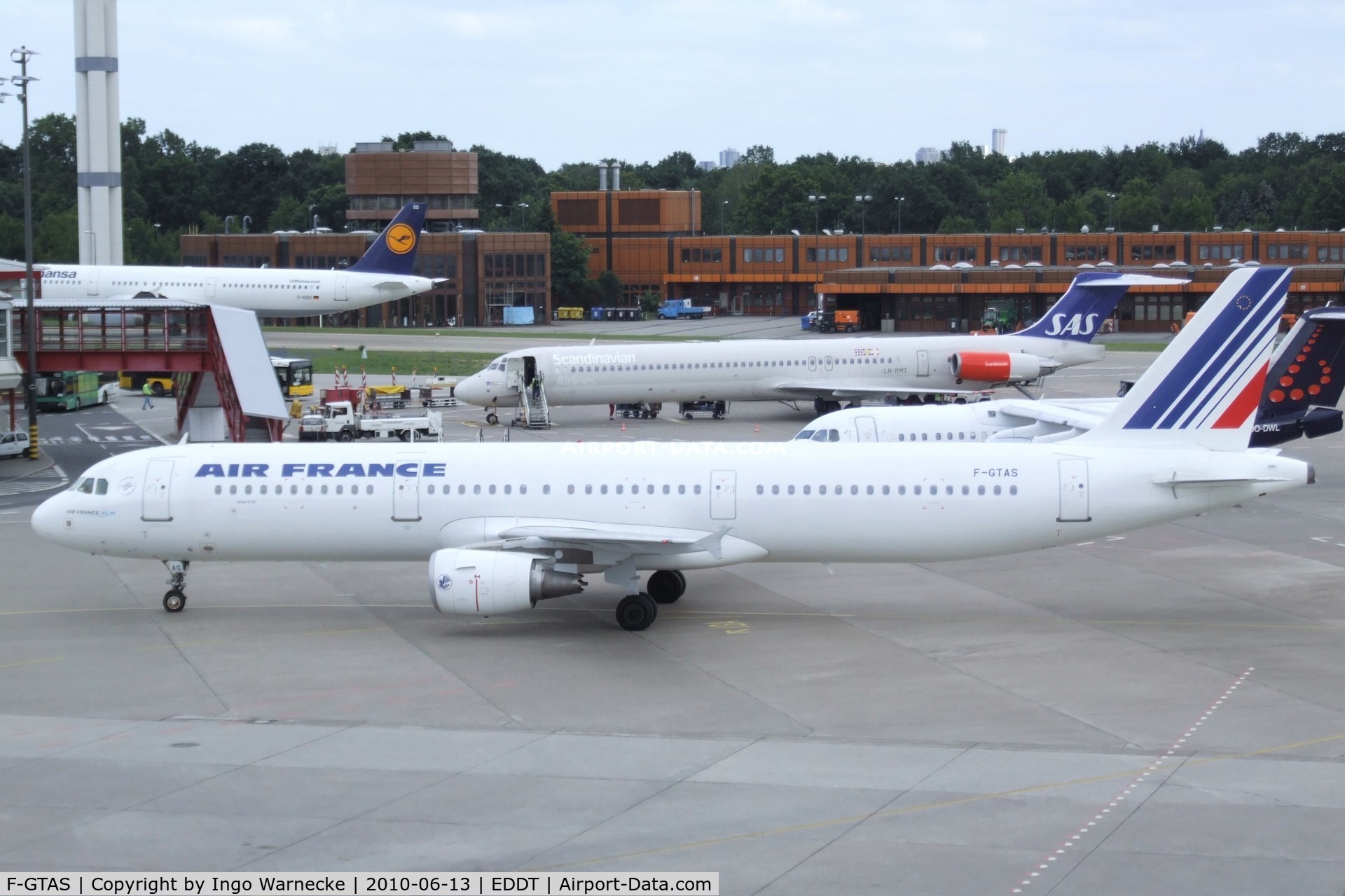 F-GTAS, 2008 Airbus A321-212 C/N 3419, Airbus A321-212 of Air France at Berlin/Tegel airport