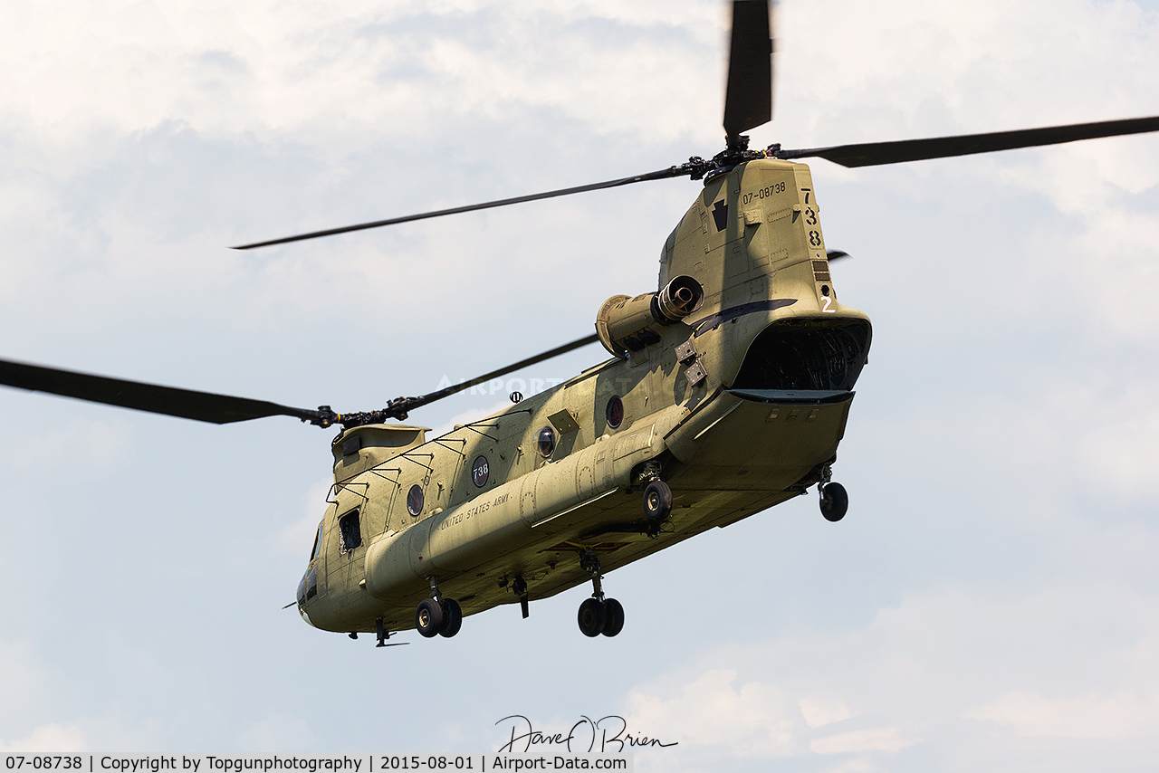 07-08738, 2007 Boeing CH-47F Chinook C/N M.8738, PA ARNG Jumpship for Leapfest 2015