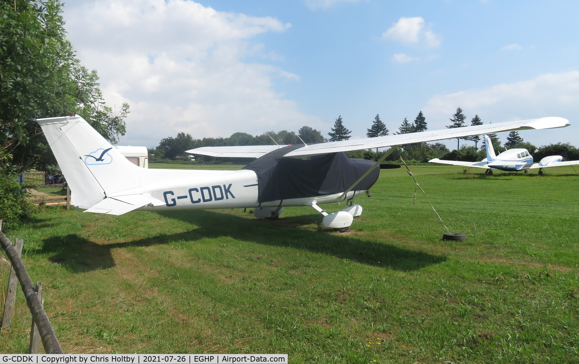 G-CDDK, 1974 Cessna 172M Skyhawk C/N 172-65258, Privately owned in Winchester and resident at Popham