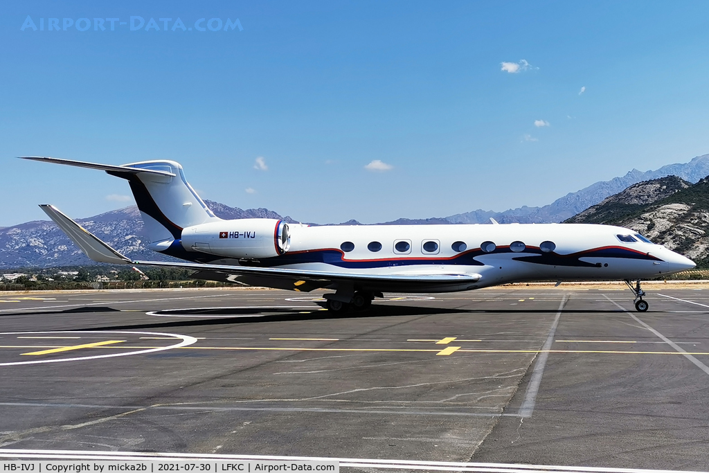 HB-IVJ, 2013 Gulfstream Aerospace G650 (G-VI) C/N 6062, Parked