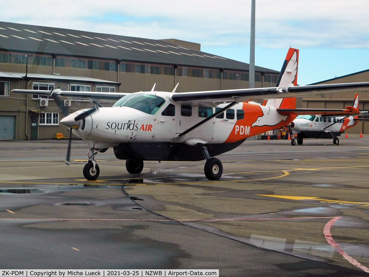 ZK-PDM, Cessna 208 Caravan 1 C/N 20800240, At Blenheim