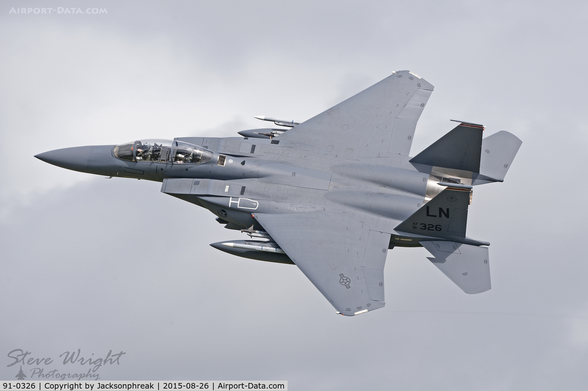 91-0326, 1991 McDonnell Douglas F-15E Strike Eagle C/N 1233/E191, Bwlch Oerdrws, Mach Loop. Wales UK
