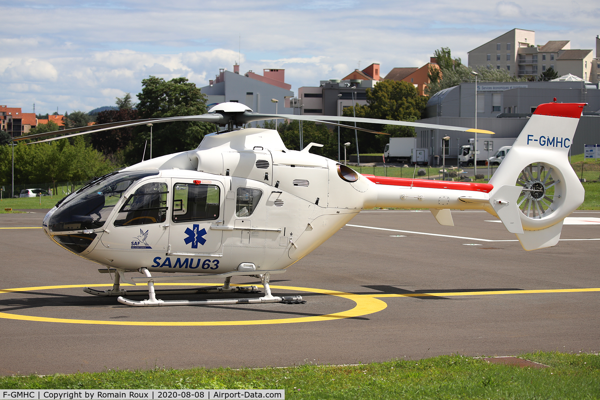 F-GMHC, Eurocopter EC-135T-1 C/N 0036, CHU Clermont-Ferrand