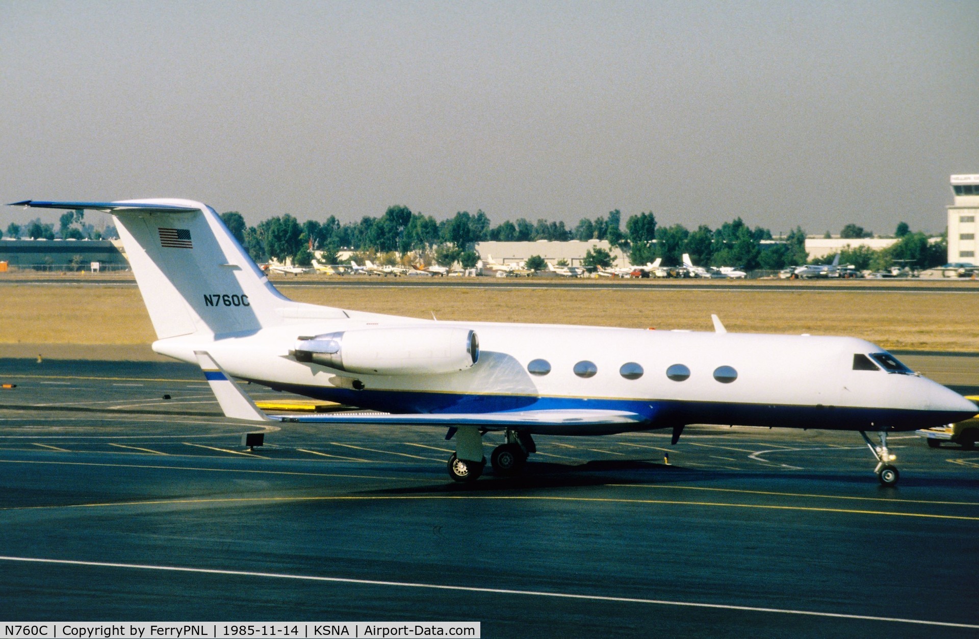 N760C, 1985 Gulfstream Aerospace Gulfstream III C/N 430, IBM Credit Corporation GIII taxiing for departure