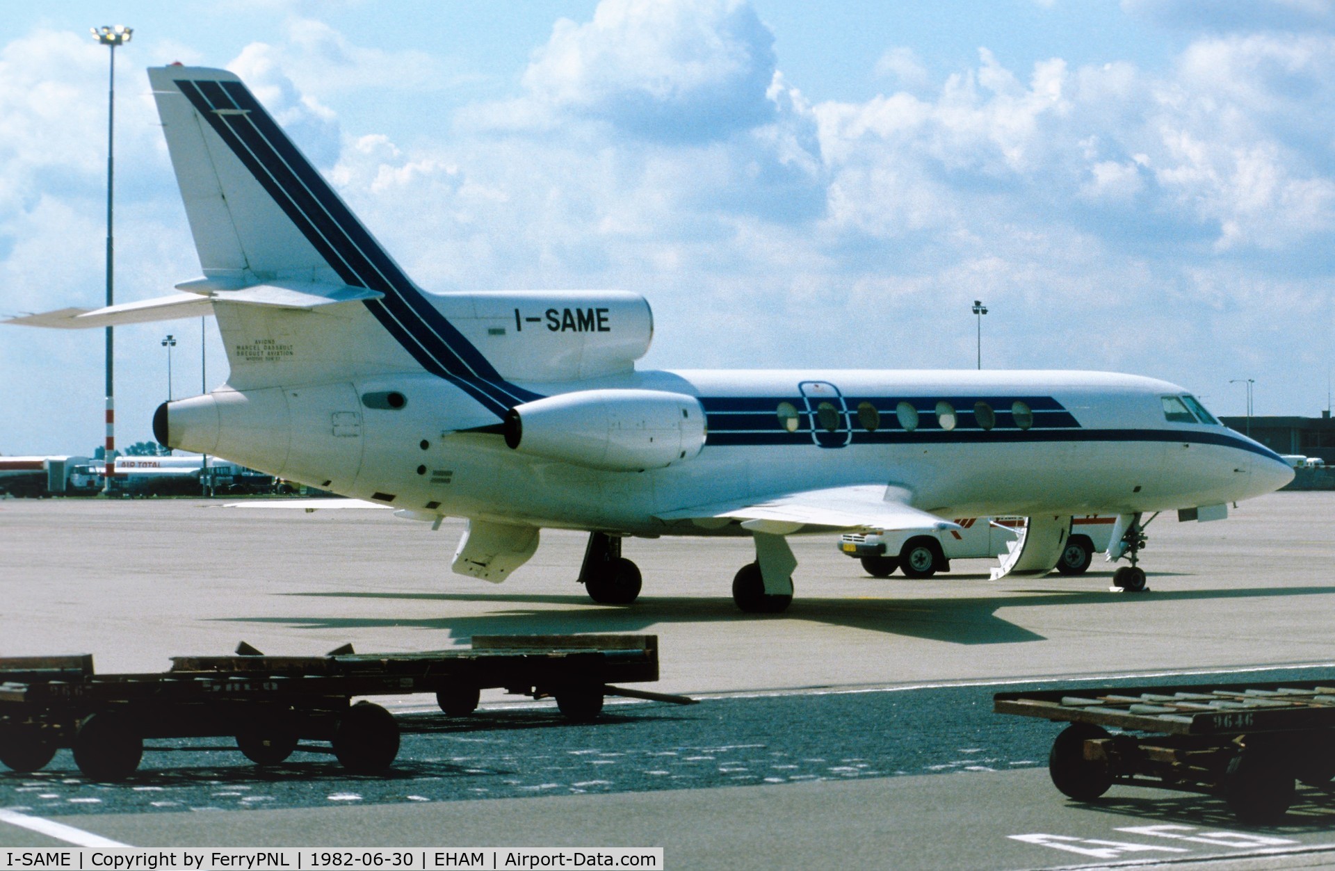 I-SAME, 1981 Dassault Falcon 50 C/N 37, Soc. CAI - Compagnia Aeronautica Italiana DA50