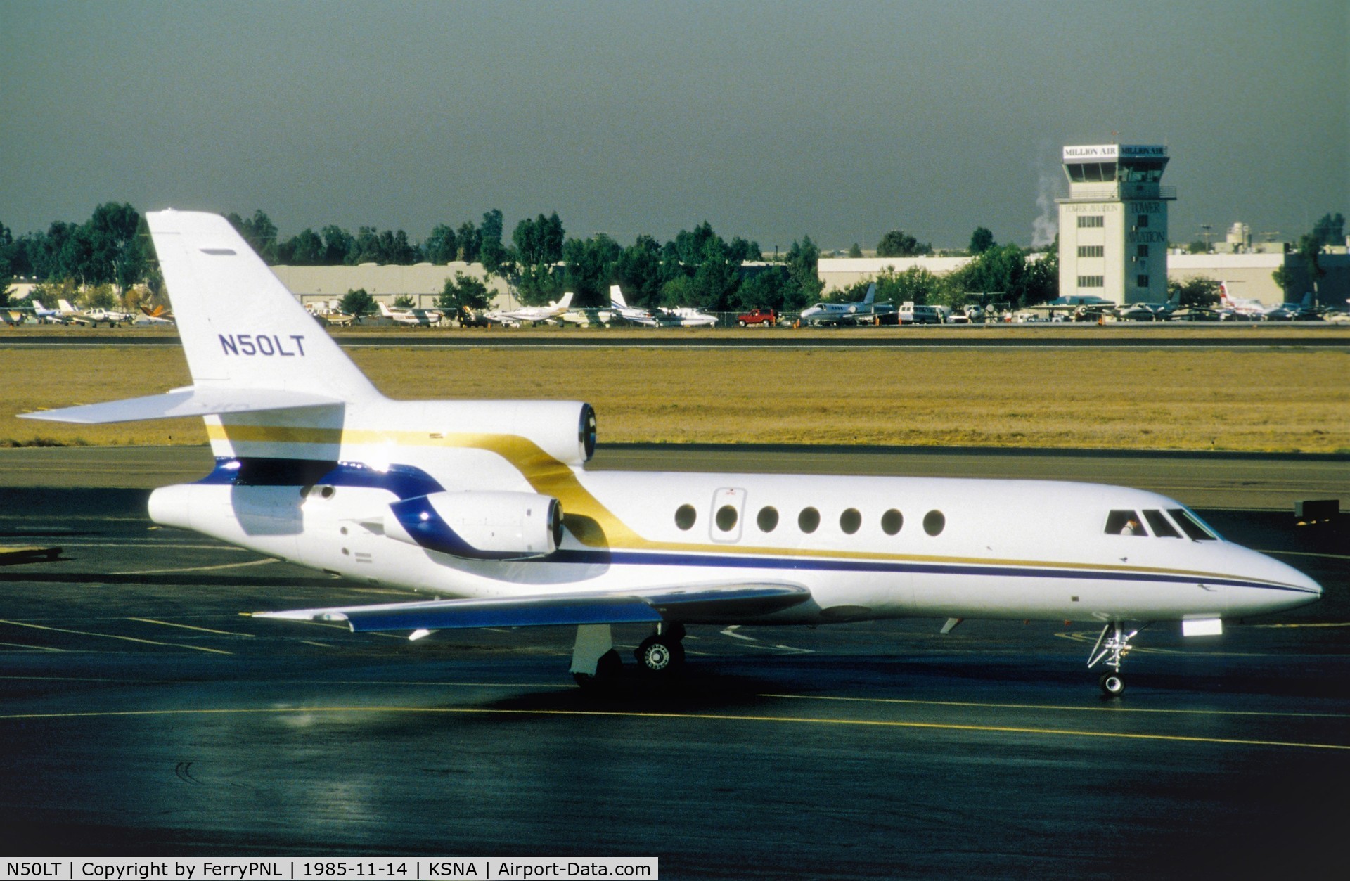 N50LT, 1981 Dassault Falcon 50 C/N 44, Trousdale Enterprises Inc Falcon 50