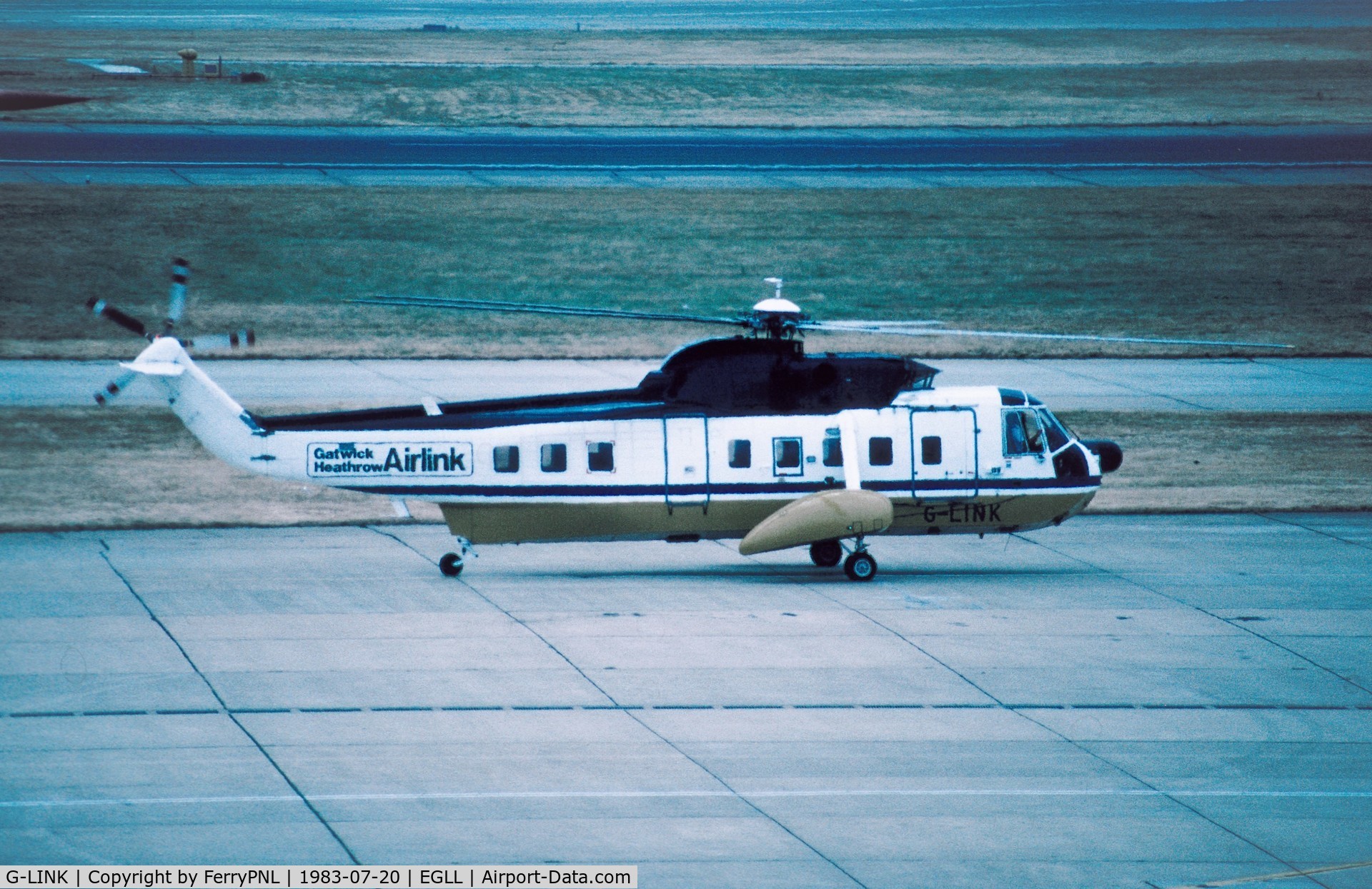 G-LINK, 1978 Sikorsky S-61N C/N 61806, Airlink S61 in LHR