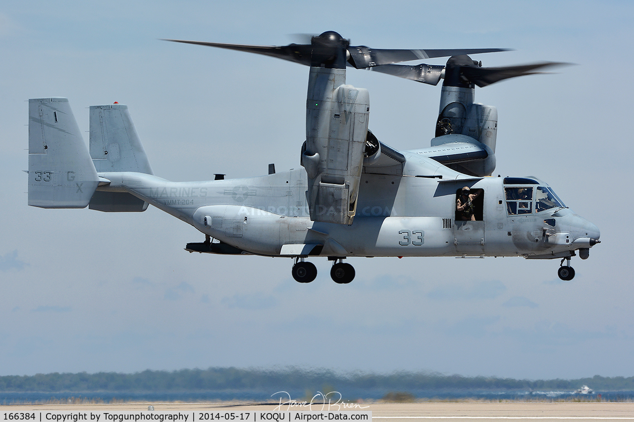 166384, Bell-Boeing MV-22B Osprey C/N D0051, Demo coming in to land